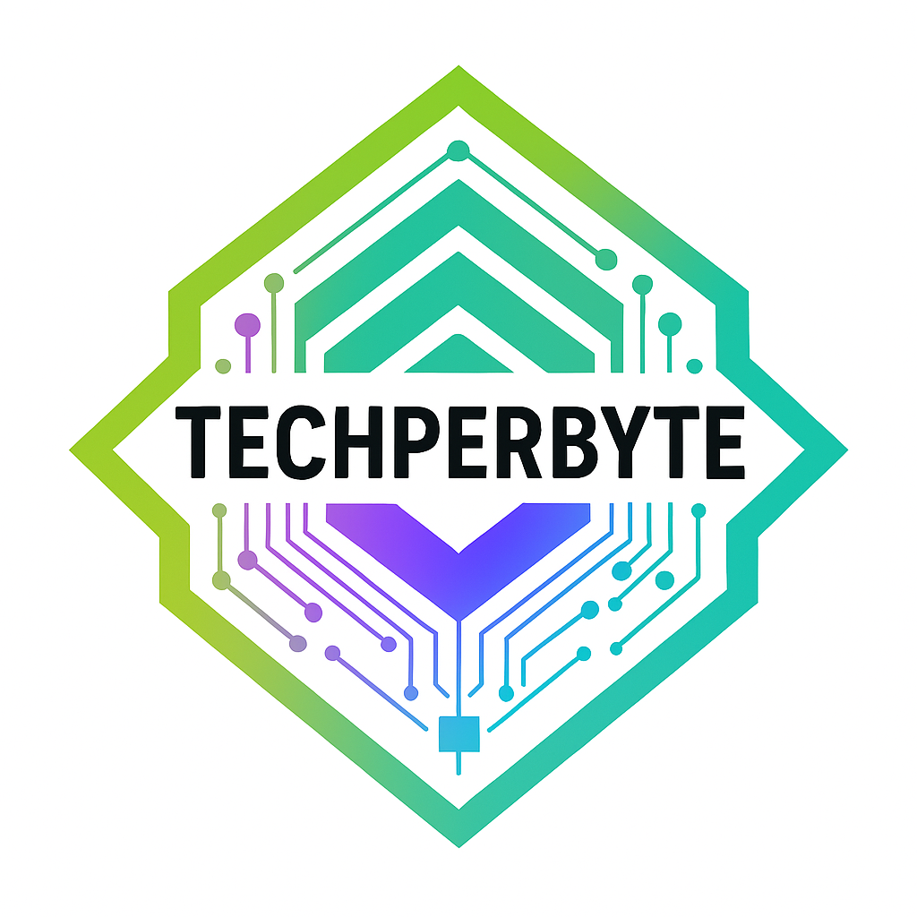 TechPerByte logo – modern technology and AI trends