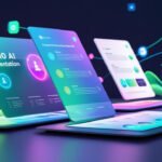 AI-powered PowerPoint presentation tools interface showcasing slide generation features