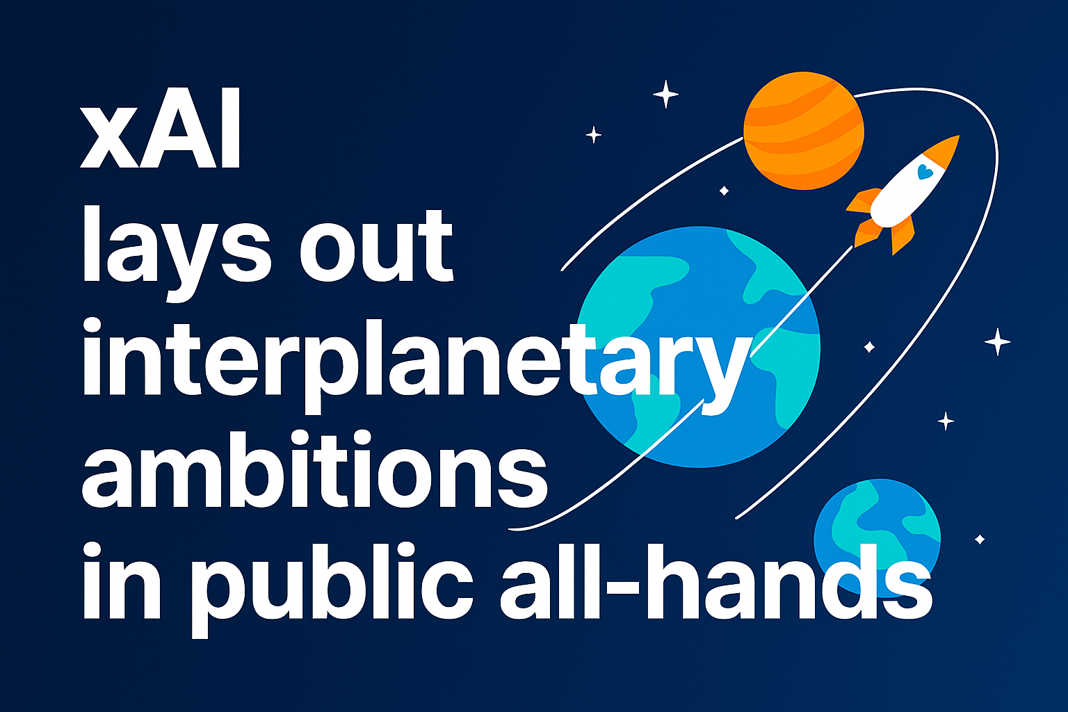 xAI public all-hands meeting announcing interplanetary ambitions and Mars plans