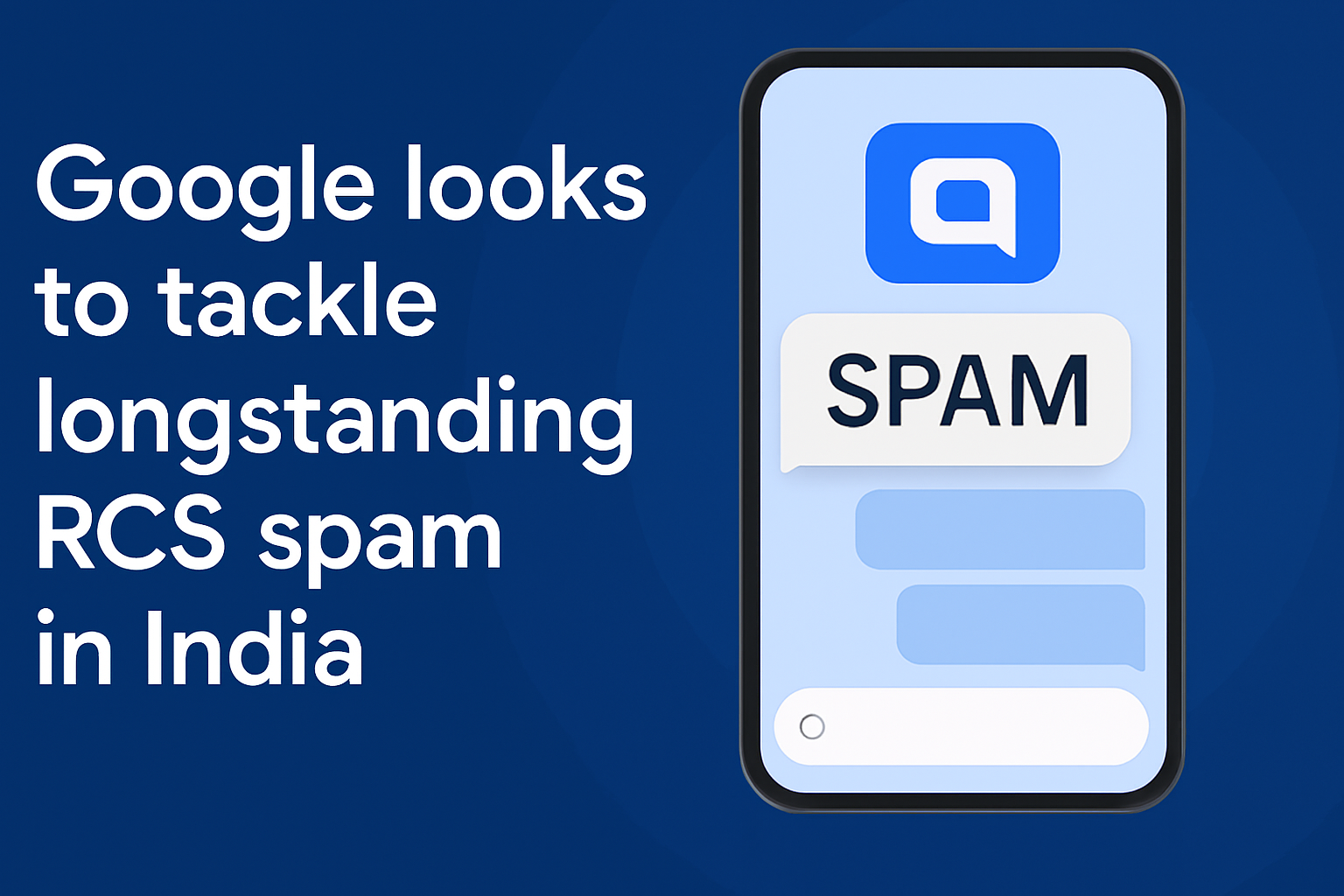 Google RCS spam protection in India with Airtel network‑level filtering interface
