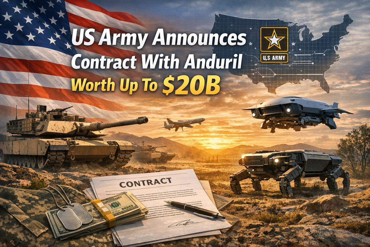 US Army Announces Contract With Anduril Worth Up To $20B