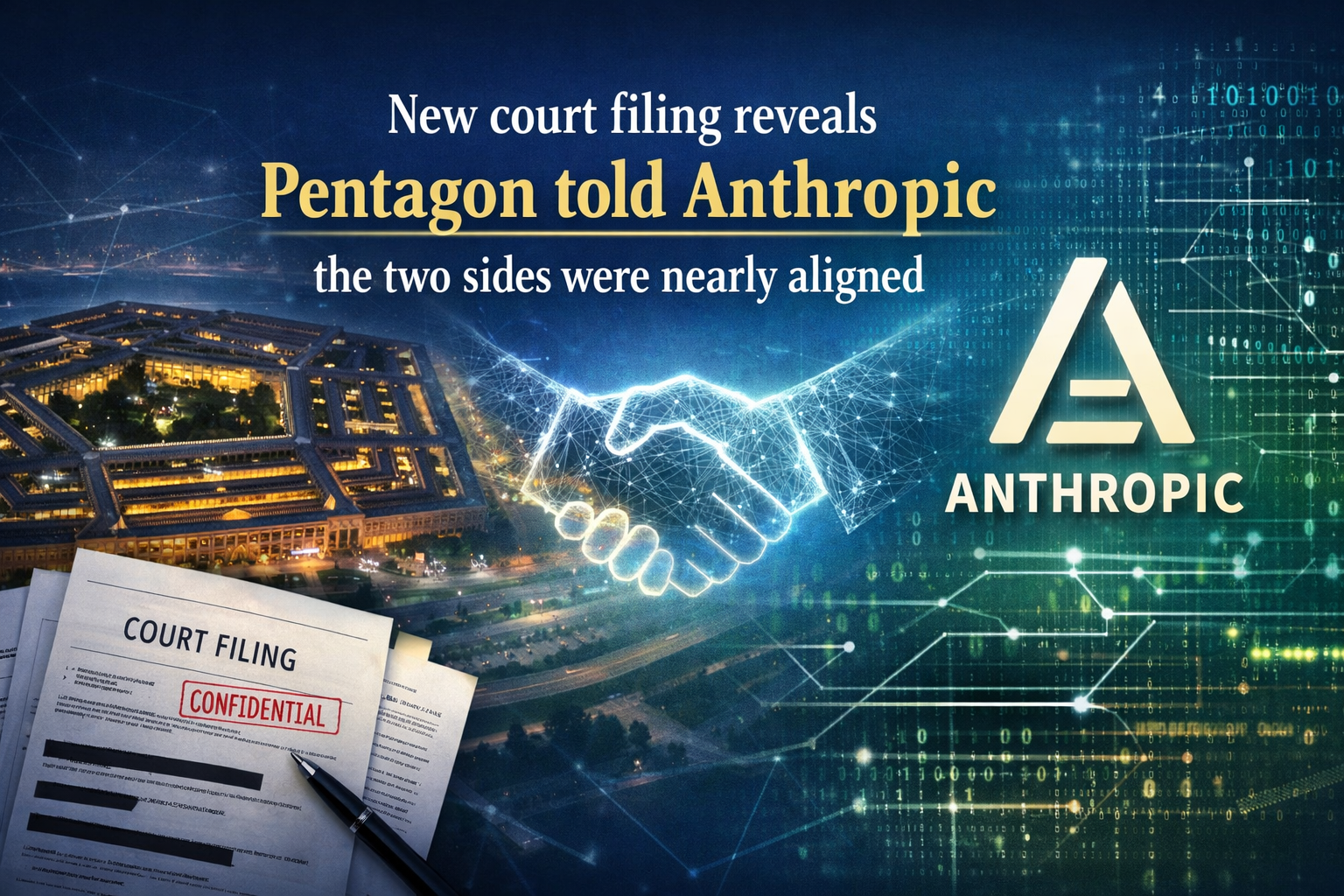 New court filing reveals Pentagon told Anthropic the two sides were nearly aligned — a week after Trump declared the relationship kaput: An Unsettling Revelation