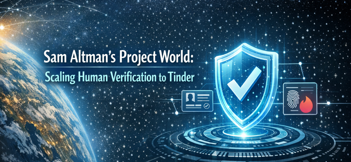 Sam Altman World verification integrated with Tinder profile matching interface