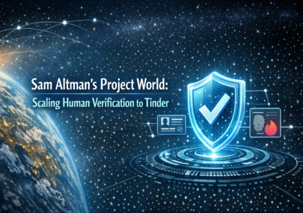 Sam Altman World verification integrated with Tinder profile matching interface