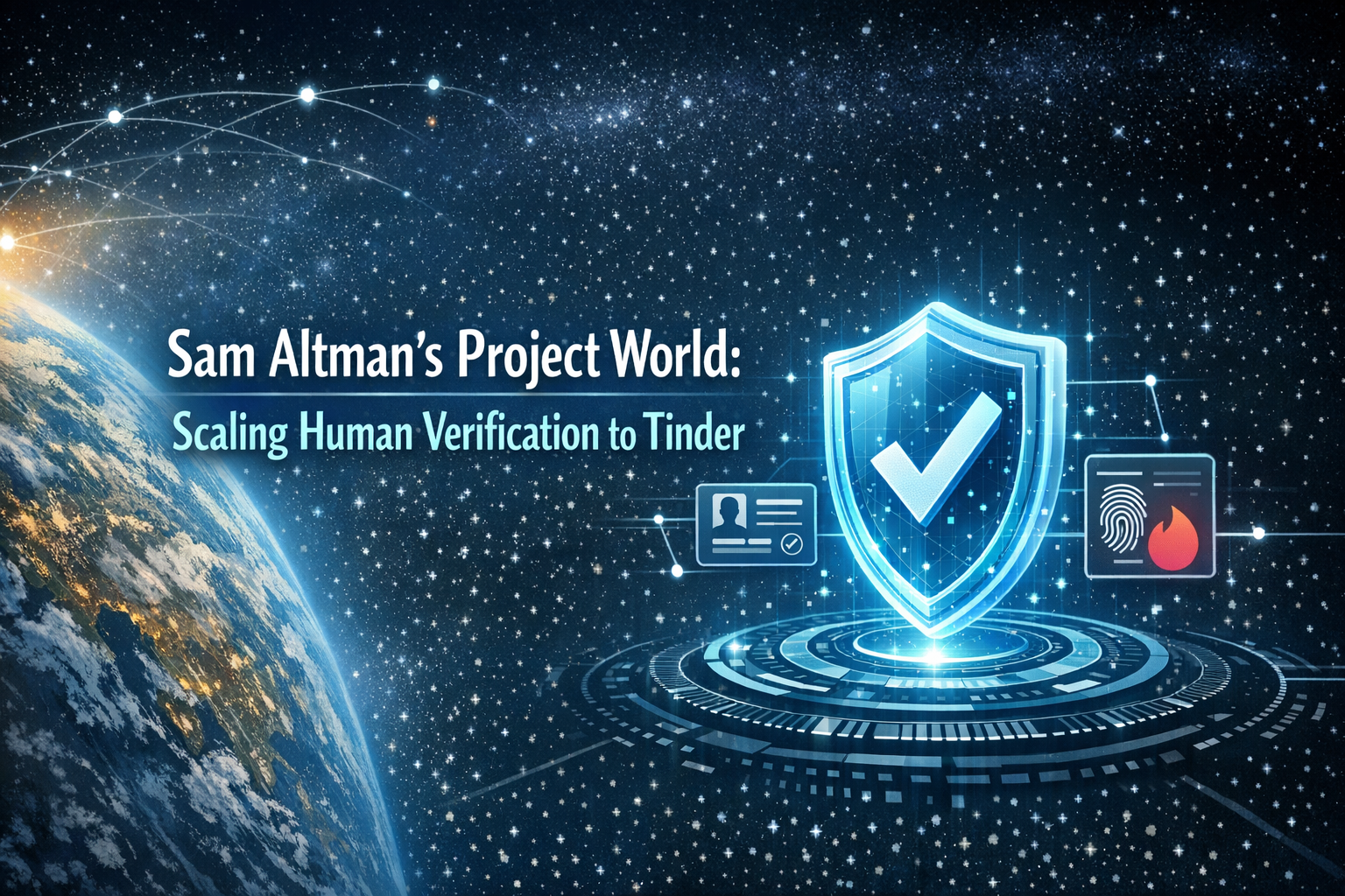 Sam Altman’s project World: Scaling Human Verification to Tinder