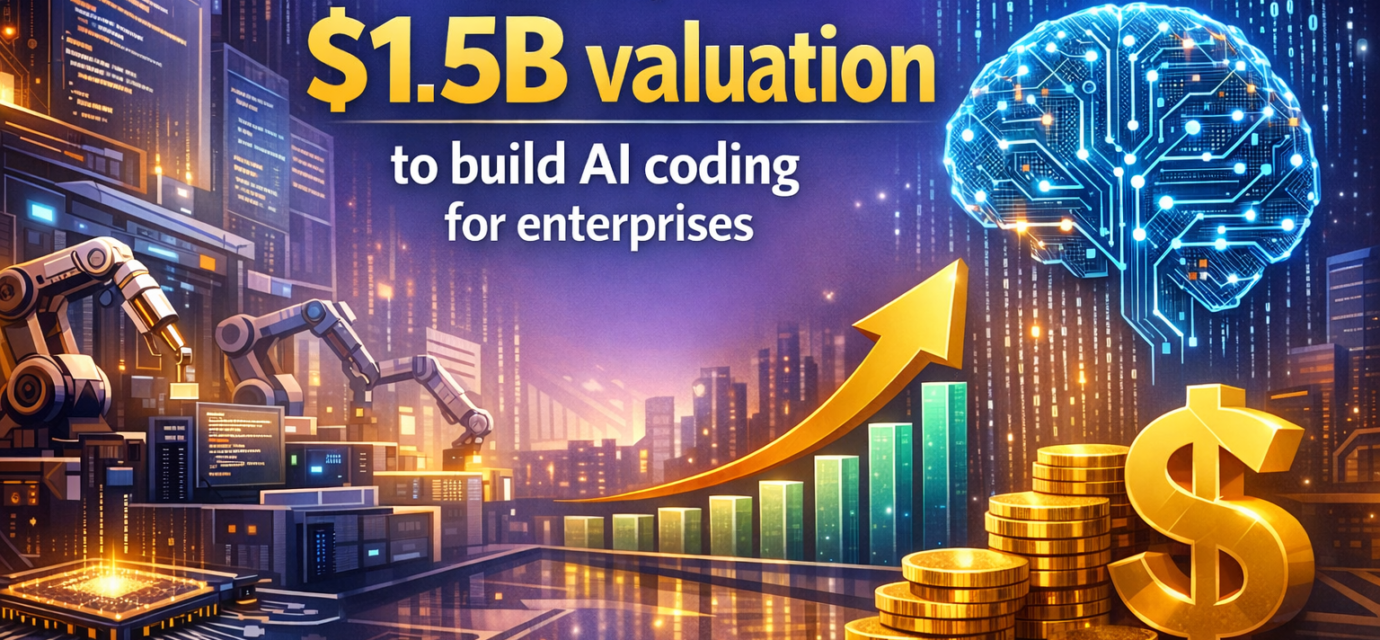 Factory AI coding platform dashboard reaching $1.5B valuation milestone for enterprises
