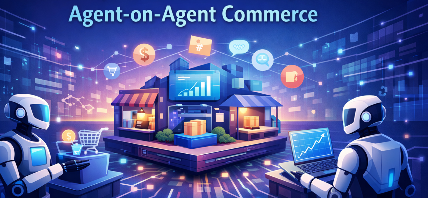 Anthropic marketplace interface showing AI agents trading services in agent-on-agent commerce platform