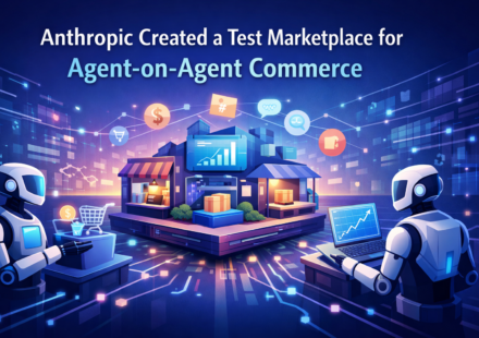 Anthropic marketplace interface showing AI agents trading services in agent-on-agent commerce platform