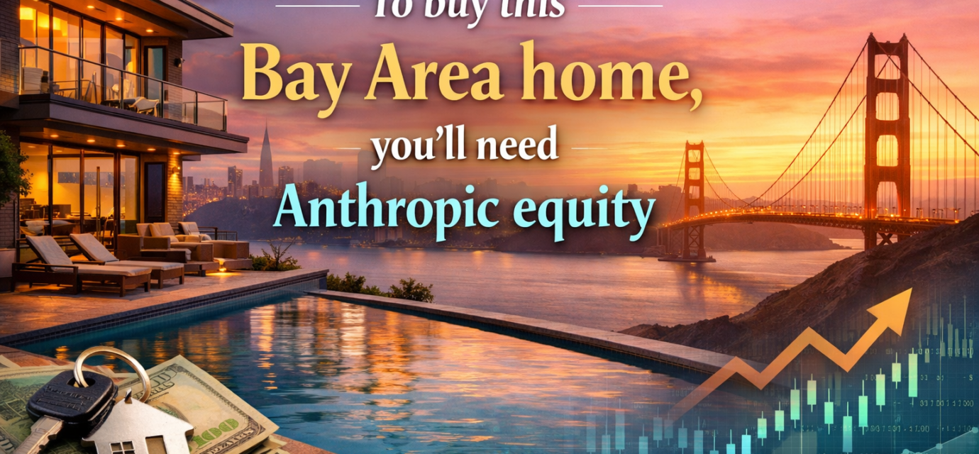 Mill Valley 13-acre Bay Area estate listing requiring Anthropic equity for purchase instead of cash