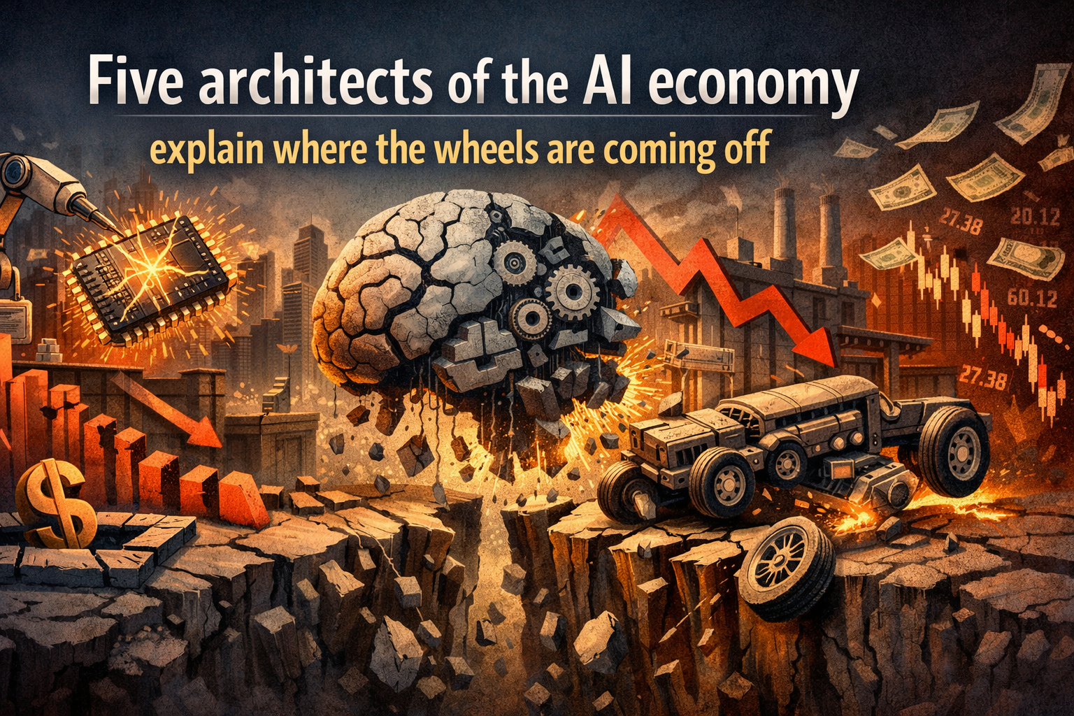Five architects of the AI economy explain where the wheels are coming off