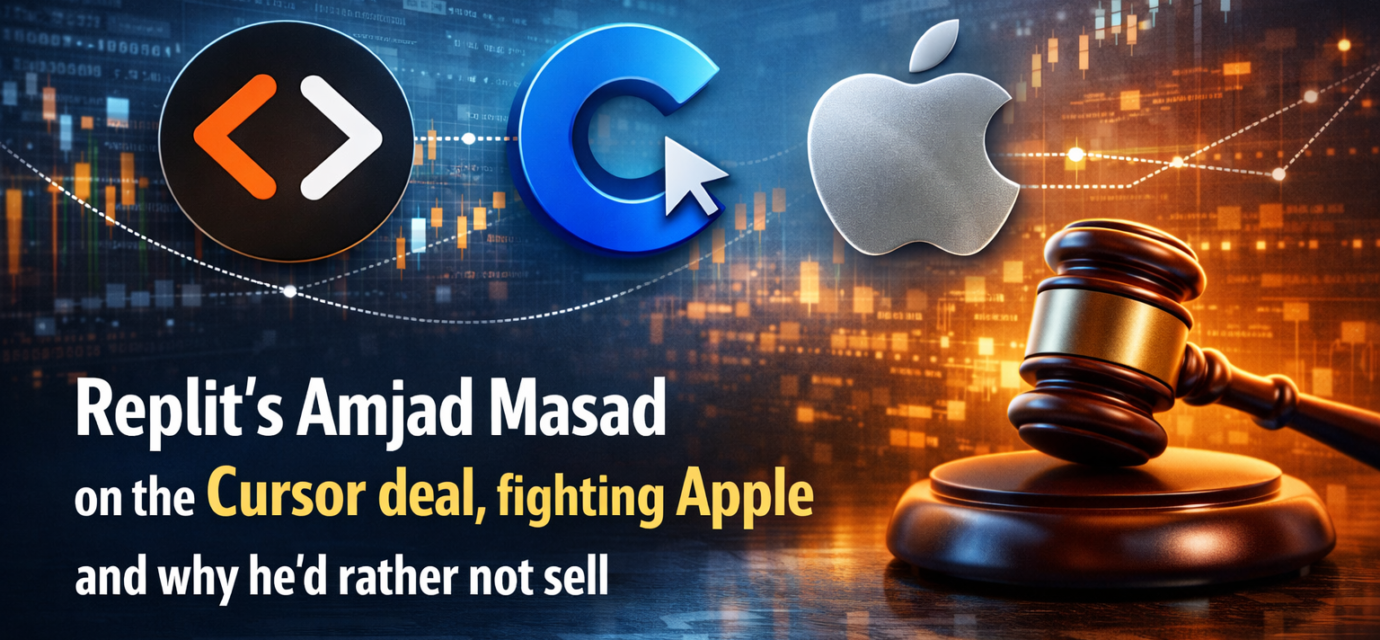 Replit CEO Amjad Masad discussing Cursor acquisition Apple fight and no-sale strategy