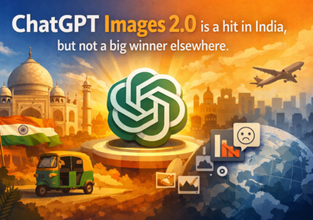 ChatGPT Images 2.0 popularity chart showing India spike vs flat global adoption