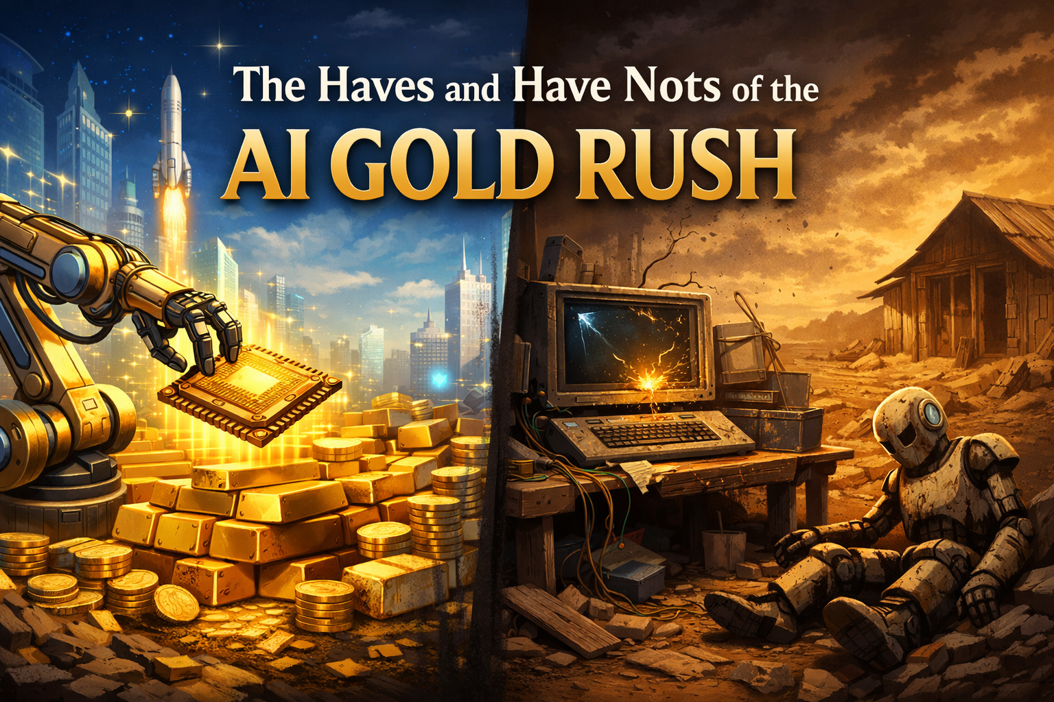 The haves and have nots of the AI gold rush