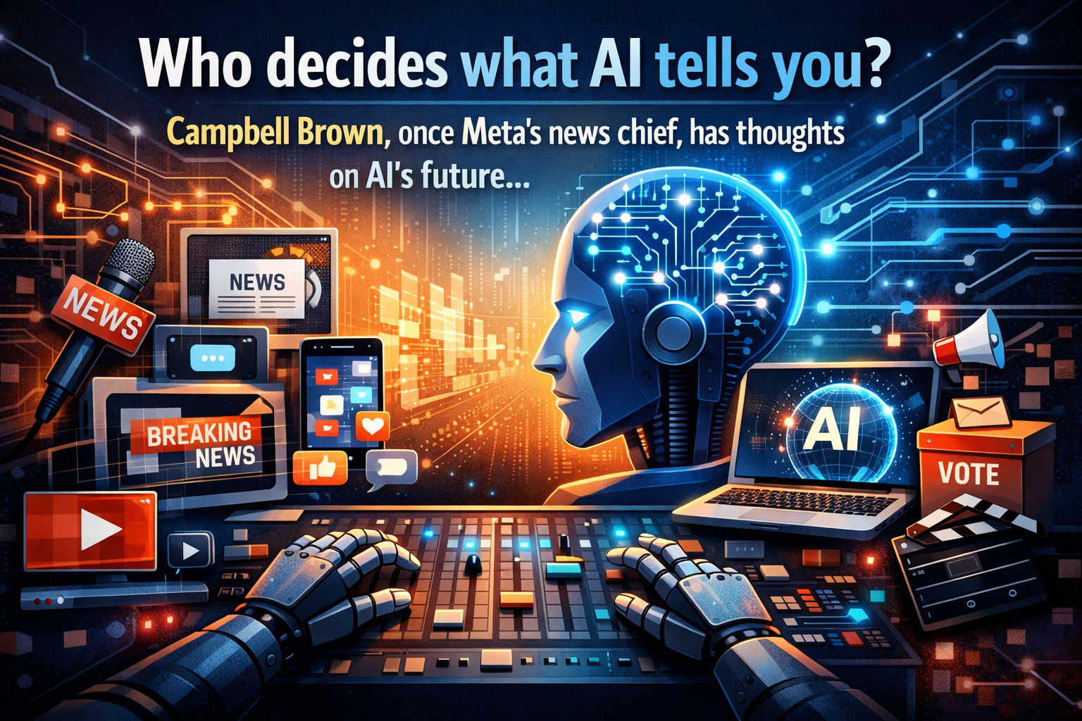 Who decides what AI tells you? Campbell Brown, once Meta’s news chief, has thoughts on AI’s future.