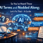 Glossary-style AI terms guide with clear labels and definitions on a modern screen