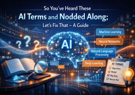 Glossary-style AI terms guide with clear labels and definitions on a modern screen