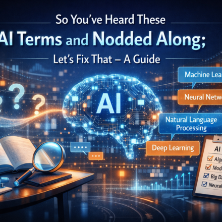 Glossary-style AI terms guide with clear labels and definitions on a modern screen